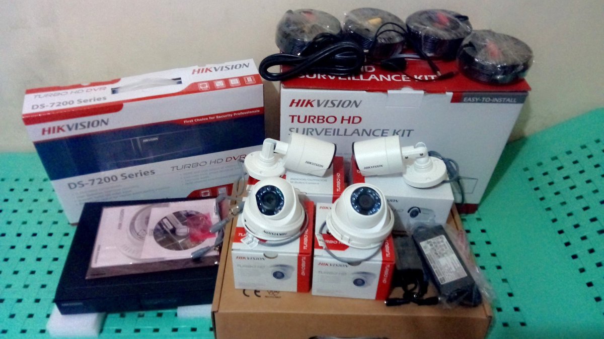 JrCabate's tweet photo. HikVision Survaillance Kit
CCTV 4-Channel Package 
Php. 9,500.00 Only

For inquiry call
09369799543 https://t.co/SVaGug9nXF