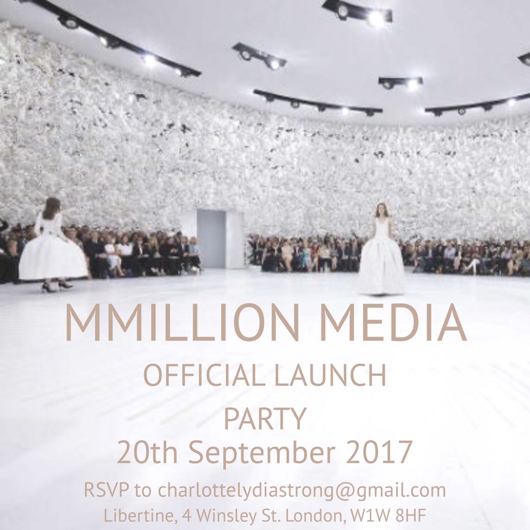 CharlotteLydiaa's tweet image. Not long until the MMILLION MEDIA Official Launch Party at @WeAreLibertine 🥂🍾🛍🎈 DM or email me to RSVP ♥️