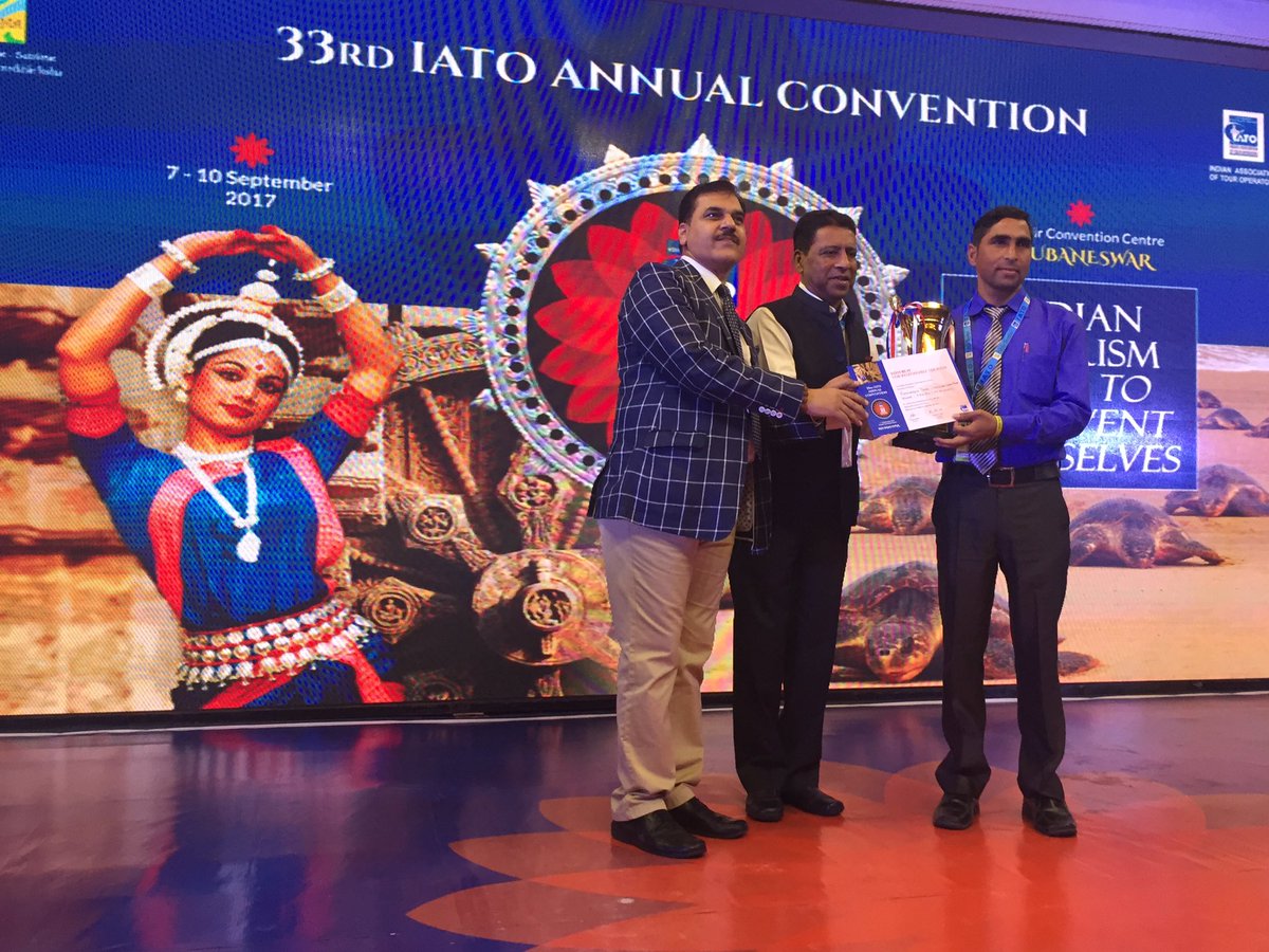 Run for Responsible Tourism winners being awarded on the 3rd day of Annual Convention. #IATOReinventsTourism