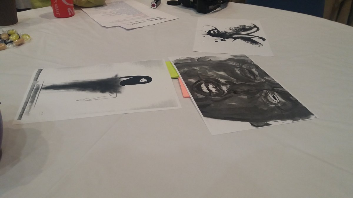 Discussing menstral blood, bio hazards  &amp; the Donald at #wfinc