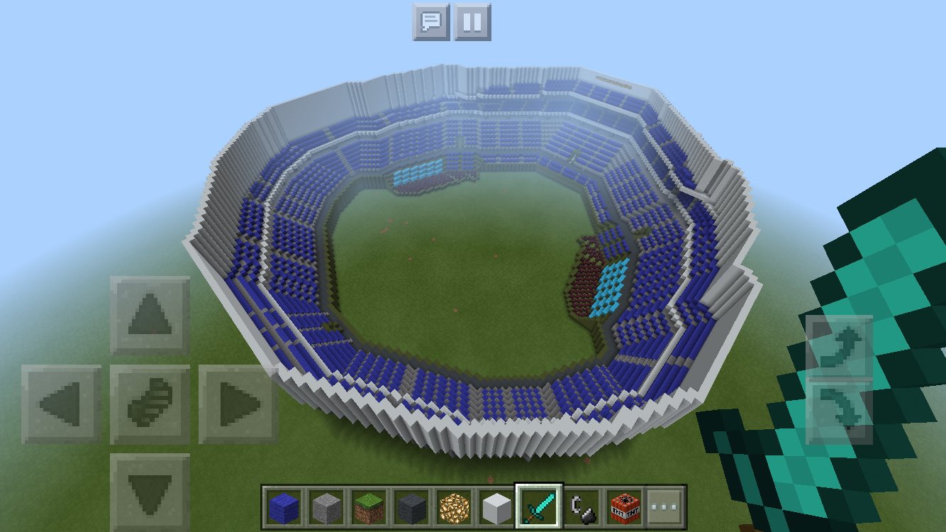 マイクラ コンサート会場 Twitterissa 東京ドームっぽいのを作ってるのですが 屋根どーしたらいいねん T Co Gkx55oe6nc Twitter