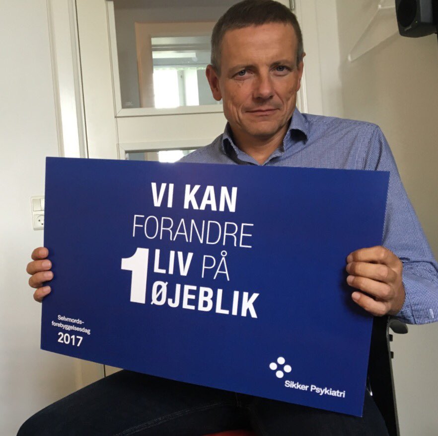 anders_meinert's tweet photo. Ethvert selvmord er et selvmord for meget. 10 sep er selvmords-forebyggelsesdag. Støt op om dagen og det videre arbejde! #sikkerpsykiatri https://t.co/FlKX20F3hN