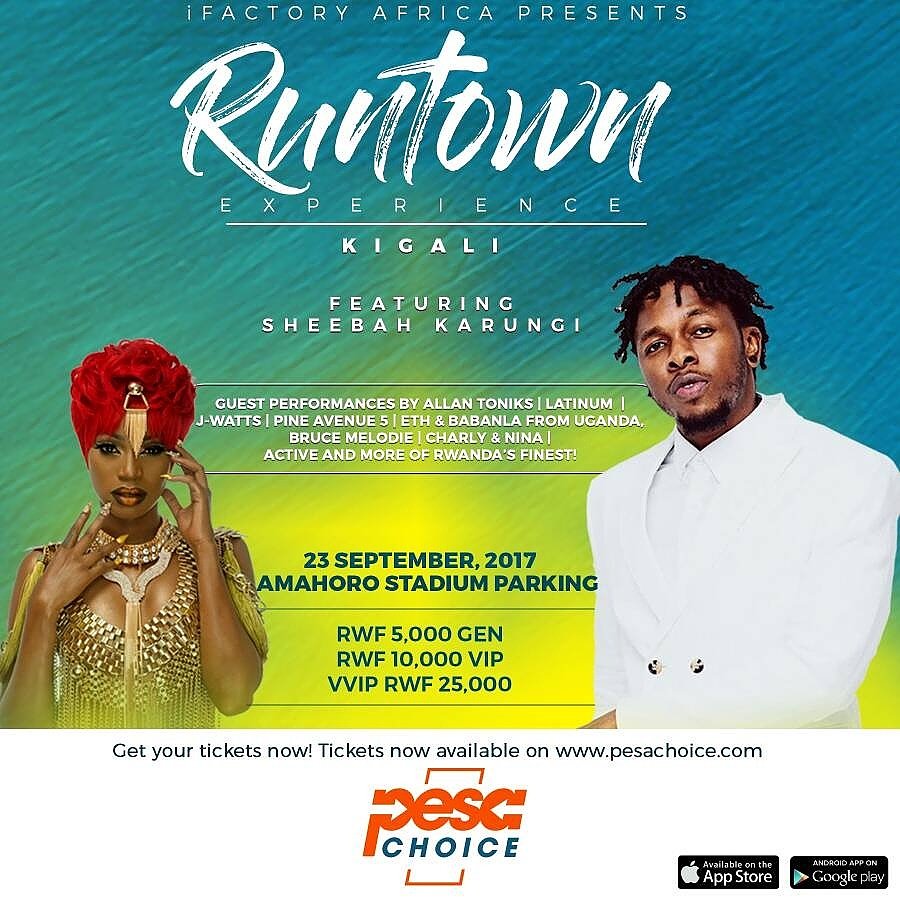 PesaChoice's tweet photo. Order your discounted tickets on PesaChoice app download it now and Don't Miss Out #RUNTOWNCONCERT on 23rd September 2017 .
#Pesachoice. https://t.co/hC3XXVmw9h