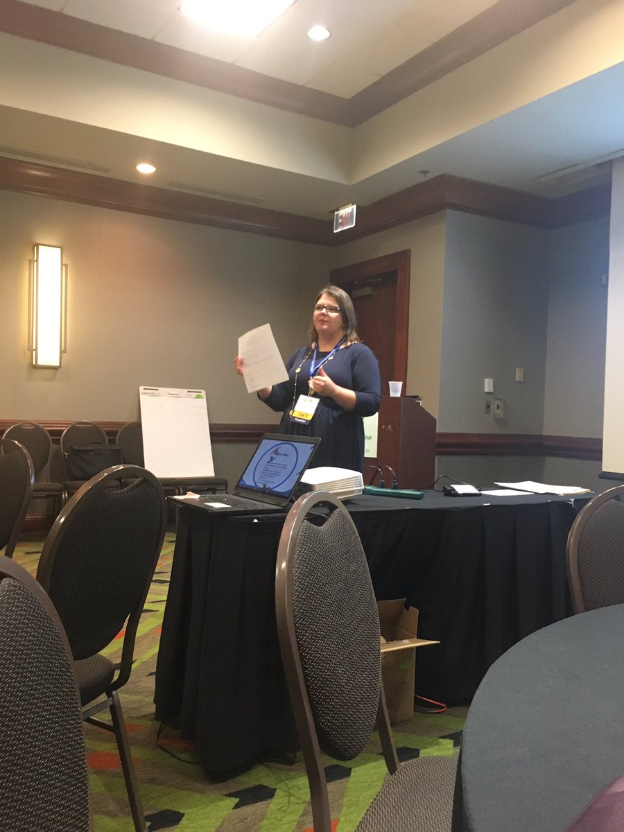 dencarrell's tweet photo. Excellent session by Randi Skaggs-Farnsley MS. Using storytelling to inspire reluctant writers. #LfKC17 #JCPS https://t.co/MN6gzyViGq