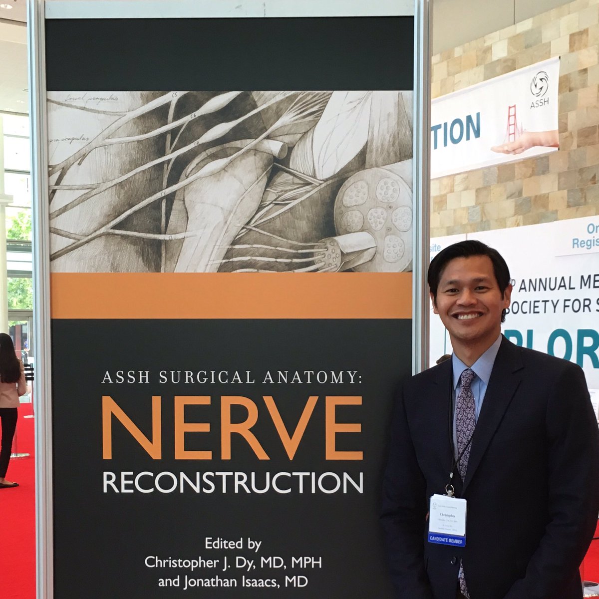 ChrisDyMD's tweet photo. thrilled that @HandSociety #nervesurgery textbook that I co-edited SOLD OUT at #assh2017. Go get it online! https://t.co/Cl5R8X9LYC