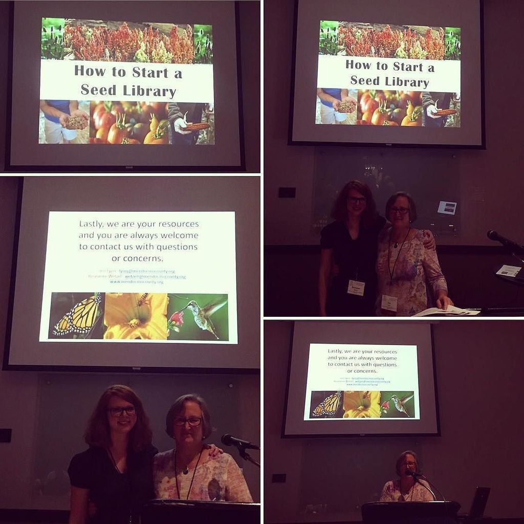 MendoLibrary's tweet photo. Thank you #arsl2017 for letting us lead a presentation on Seed Libraries- we were so honored and humbled to share … https://t.co/R90NhCH49W https://t.co/u6OFpDAeJ5