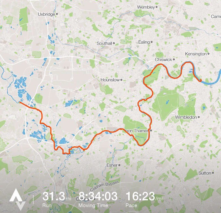 SupportElifar's tweet photo. Finishing 50k in an impressive time. Thanks for the support @stucunliffeuk and Nikki. #Thamespathchallenge #revcap https://t.co/vbbadjuq8l