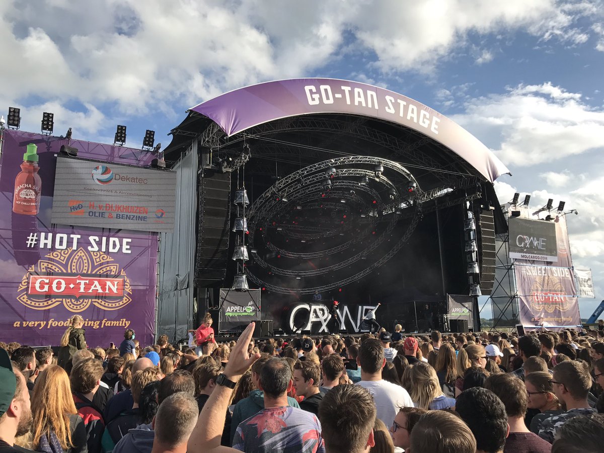 gavinwillacy's tweet image. At Applepop free music festival in Tiel, Holland. I assume everyone wrongly assumes I'm here to keep an eye on my teenage kids. #Dutchrap