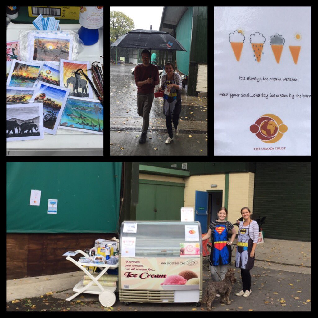 UmozaTrust's tweet photo. Fab day at @BarnRailwa selling ice cream donated by @suncreamdairies. Sold out just before the downpour! https://t.co/udBvBdjLgJ