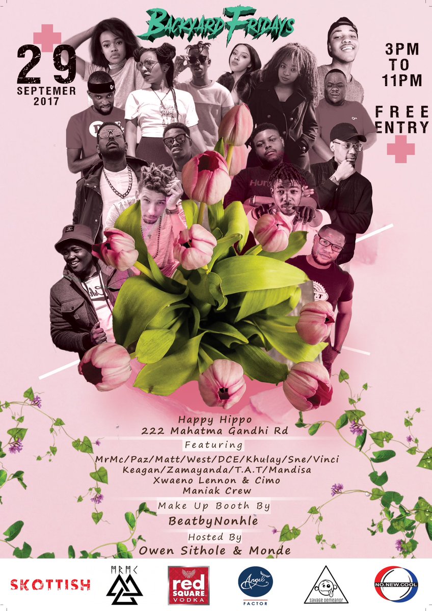 jefe_119's tweet image. DBN! 29th of Sep let's meet up @HappyHippoAccom we hv a makeup booth,pop up stores and local artists @MrMcLuthuli
