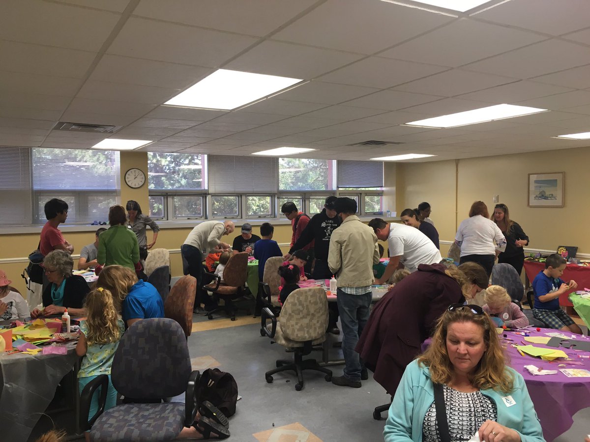 LeanderCampbell's tweet image. Craft break! Making art at @bugdayOttawa