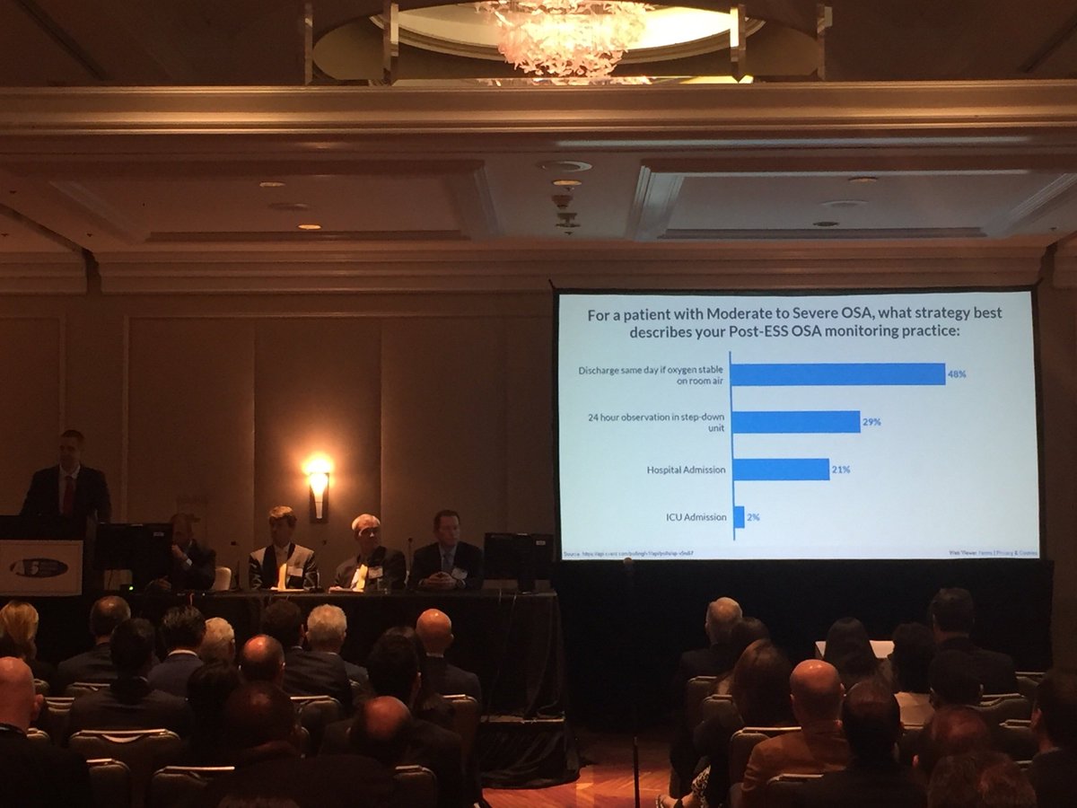 GlicksMD's tweet photo. There's a lot of variation in how patients with OSA are managed after sinus surgery #arsfall17 - https://t.co/XyPxlZGGpv https://t.co/fMFlzKYEzn