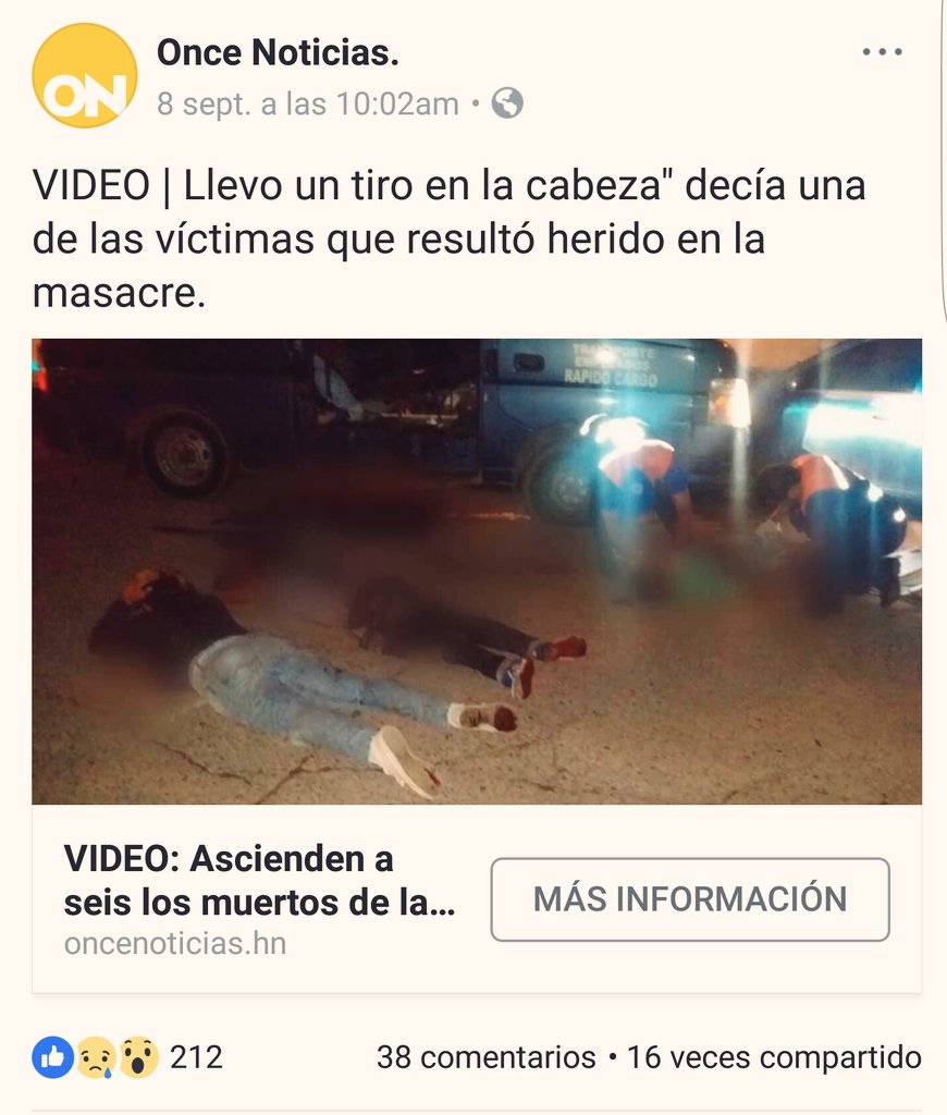 AntiBotsHN's tweet photo. Compare las noticias del mismo día, donde Gobierno mediante FUSINA informan que celebran "Reducción de la Violencia" y realidad es otra⬇ https://t.co/31OibLMcAj