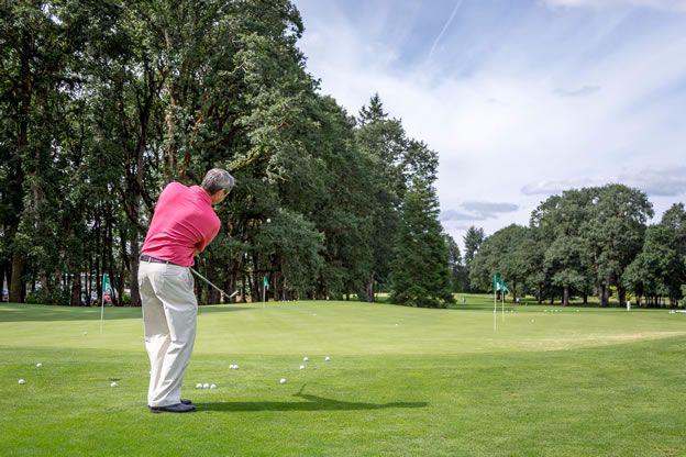 Members_Golf's tweet image. #ChippingGreen: het oefengreen waar mensen hun chips kunnen oefenen! #Vocabulary #Golf