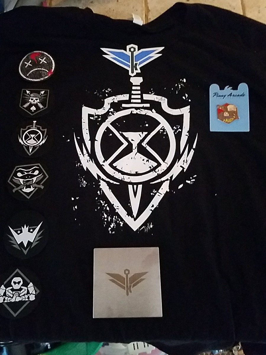 NynjaDoom's tweet photo. @BossKey you guys and gals are the shit! @lawbreakers #swag in my #spam box! Thanks @rohanlikespants @SaskiaBrussee
#deadzo
#deadzoarmy https://t.co/PBYBwDAydp