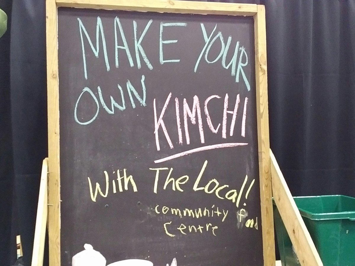 StratfordON's tweet photo. Making kimchi with @TheLocalCFC @GarlicStratford , what a cool idea from our local food teachers! https://t.co/epaekauc16