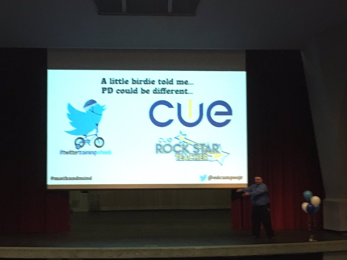 Mccriste's tweet photo. #cuerockstar @edcampOSjr shoutout to @jcorippo for transforming teacher PD #mathandmind #rjuhsd @danielleforst #becauseofcue @John_Eick https://t.co/4vxNBW94VF