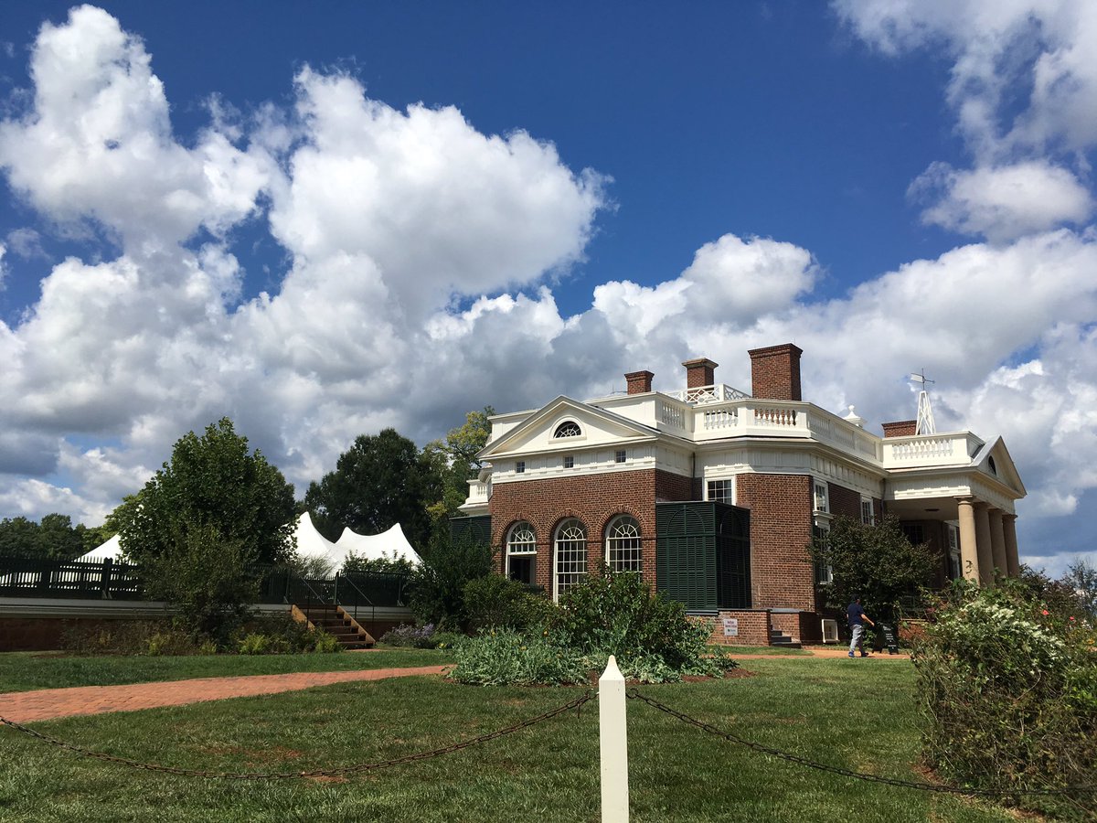 sbrydge's tweet photo. Great day for HHF @TJMonticello! @KosherSoul was awesome, and so much more great stuff! And of course, a #TJSelfie. https://t.co/sIH1HAH7sX