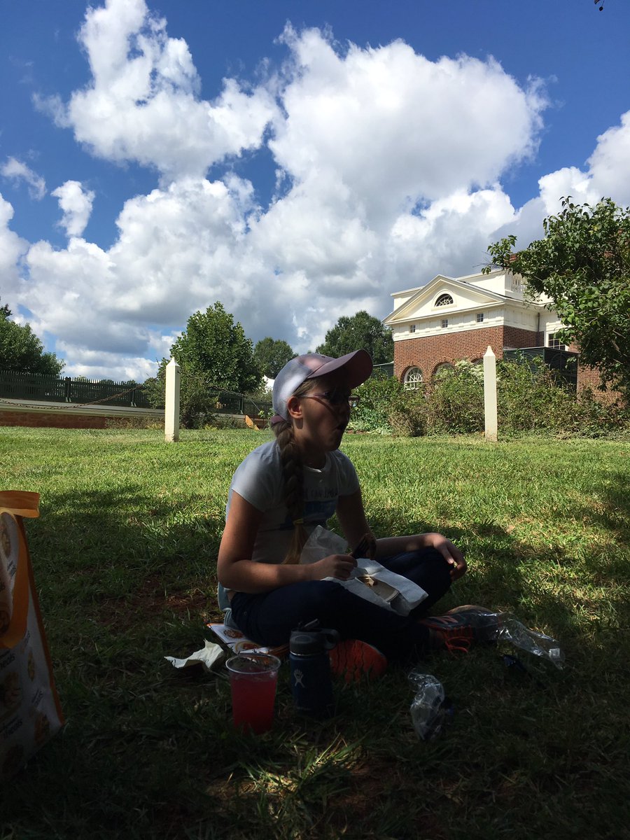 sbrydge's tweet photo. Great day for HHF @TJMonticello! @KosherSoul was awesome, and so much more great stuff! And of course, a #TJSelfie. https://t.co/sIH1HAH7sX