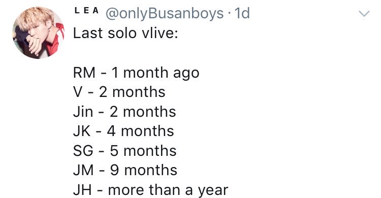 Jk0613Jeon's tweet photo. i really hope he knows that we love him and that he'll have the courage to do solo vlive again https://t.co/lcN7arOwgt