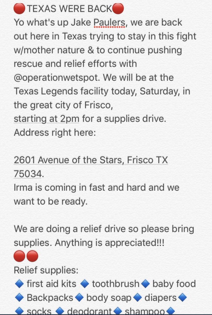 JakePaul10_'s tweet photo. DALLAS TEXAS

Pls spread the word.

This is TODAY https://t.co/8FlmsQ28il