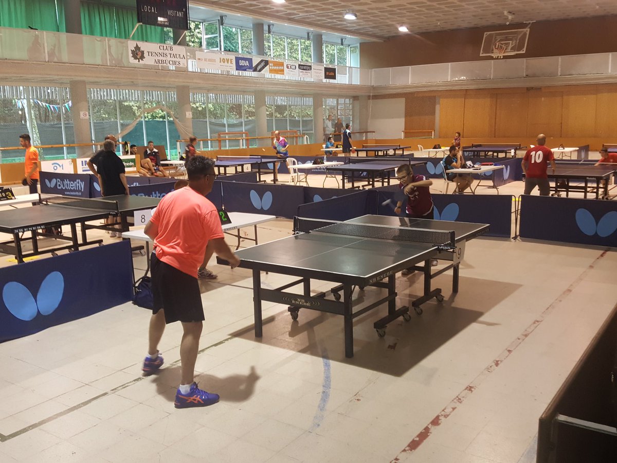 pere_garriga's tweet photo. 7è open tennis taula organitzat pel club local #Arbúcies amb clubs de #torelló #camprodon #vic #mollerussa #esparreguera i #monras https://t.co/SEgEGSCkoc