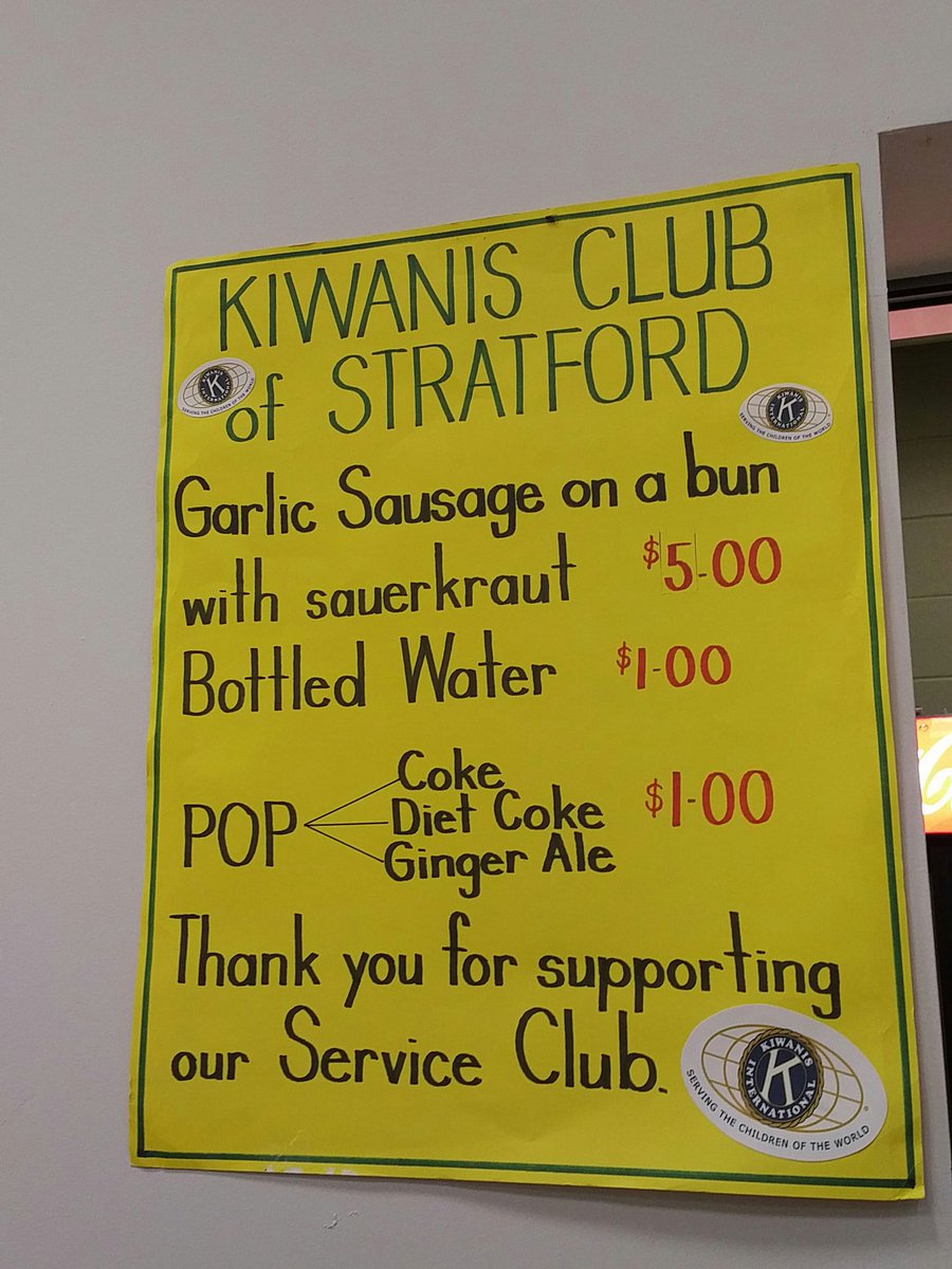 StratfordON's tweet photo. Don't forget that the Kiwanis Club of Stratford, the group behind @GarlicStratford fundraiser, has a cafe for the rest of your food! https://t.co/wvvmzac7eV