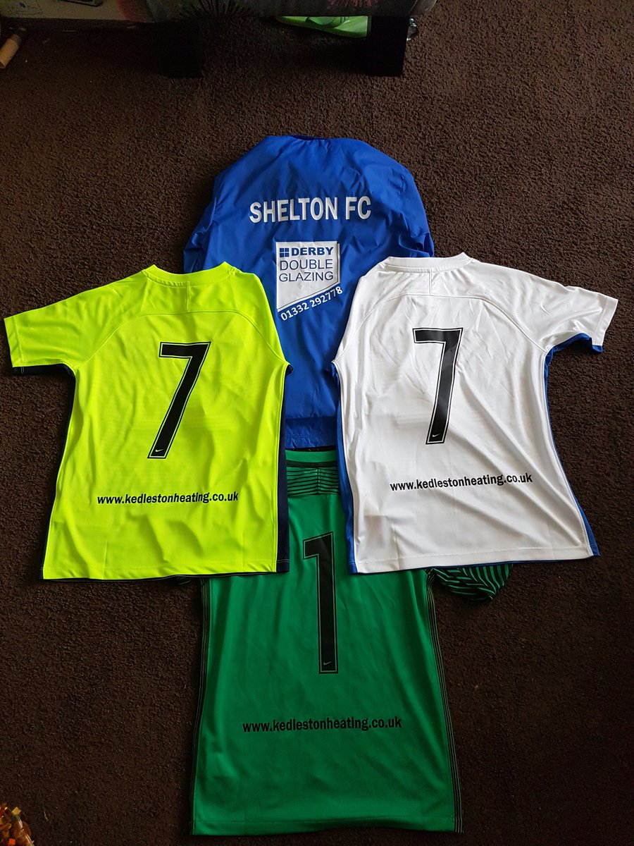 SheltonFc1's tweet photo. Home or away sun or rain Shelton fc are ready thanks to @KedHeating @DerbyDG  and @DiscountFK https://t.co/9vH8H1s0bh