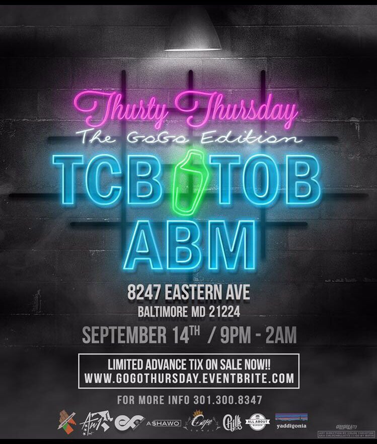 undisclosedbae's tweet photo. Only move this Thursday! GoGo edition😈 in Baltimore, all colleges pull up! Tickets going fast! 

https://t.co/3xLZAcvUFM https://t.co/oaxJEUtOow