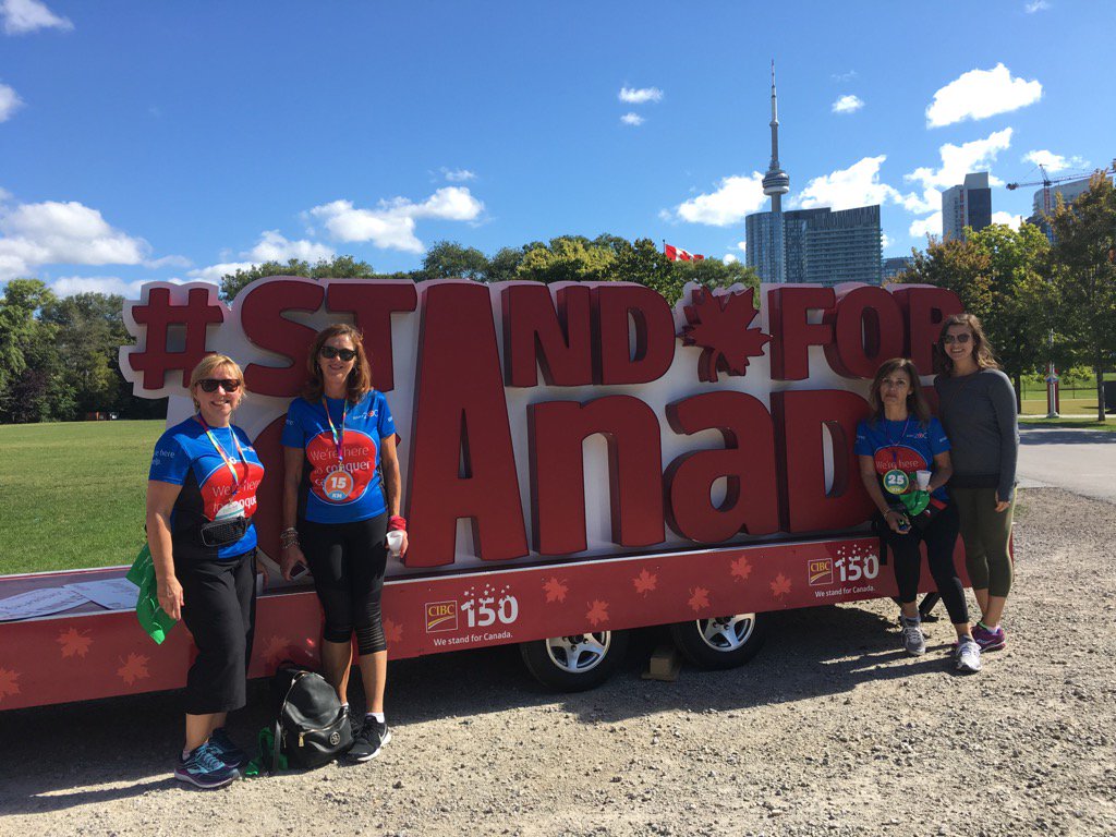 LeeaMuir's tweet photo. #onewalkTO Go #TeamBMO https://t.co/98HxS3ZEp2
