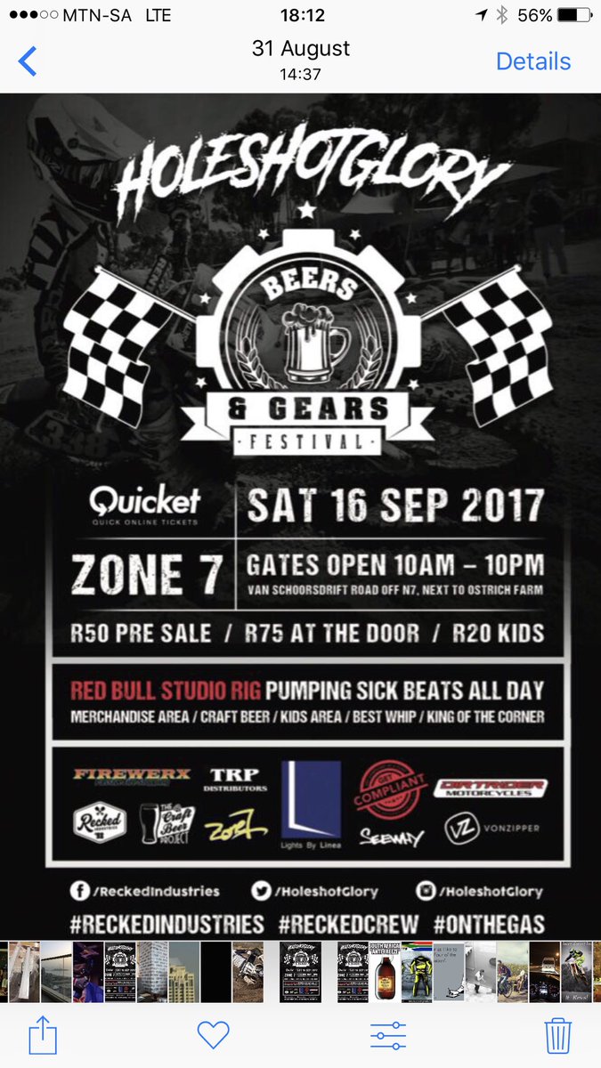 Come down to <a href="/ZONE7Cape/">Zone 7 MX Cape Town</a> and watch some exhilarating action <a href="/Recked_1/">Recked Industries</a>