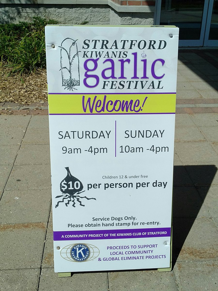 StratfordON's tweet photo. A wonderful fundraising event, join us @GarlicStratford this weekend! https://t.co/43yuUUBBmG