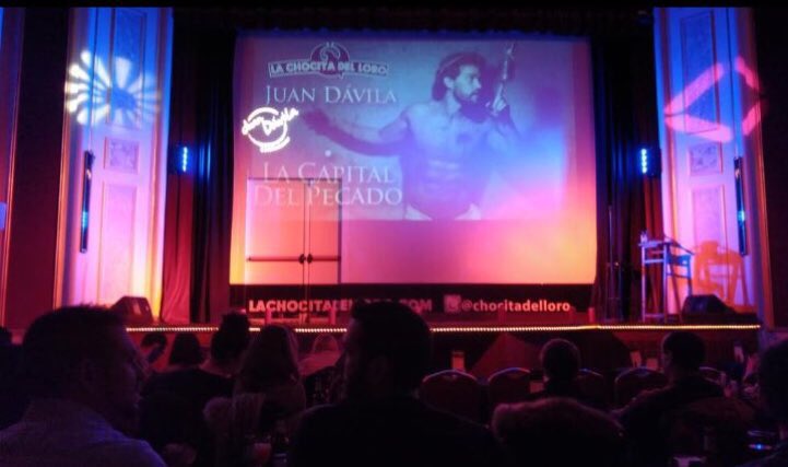 JuanDavilaActor's tweet photo. ¡¡¡SORTEO INVIS/2x1 HOY SÁBADO a las 00:00 para #lacapitaldelpecado en  @chocitadelloro Gran Vía 70  @JuanDavilaActor si RT y nos sigues!!! https://t.co/cpdquk19nR