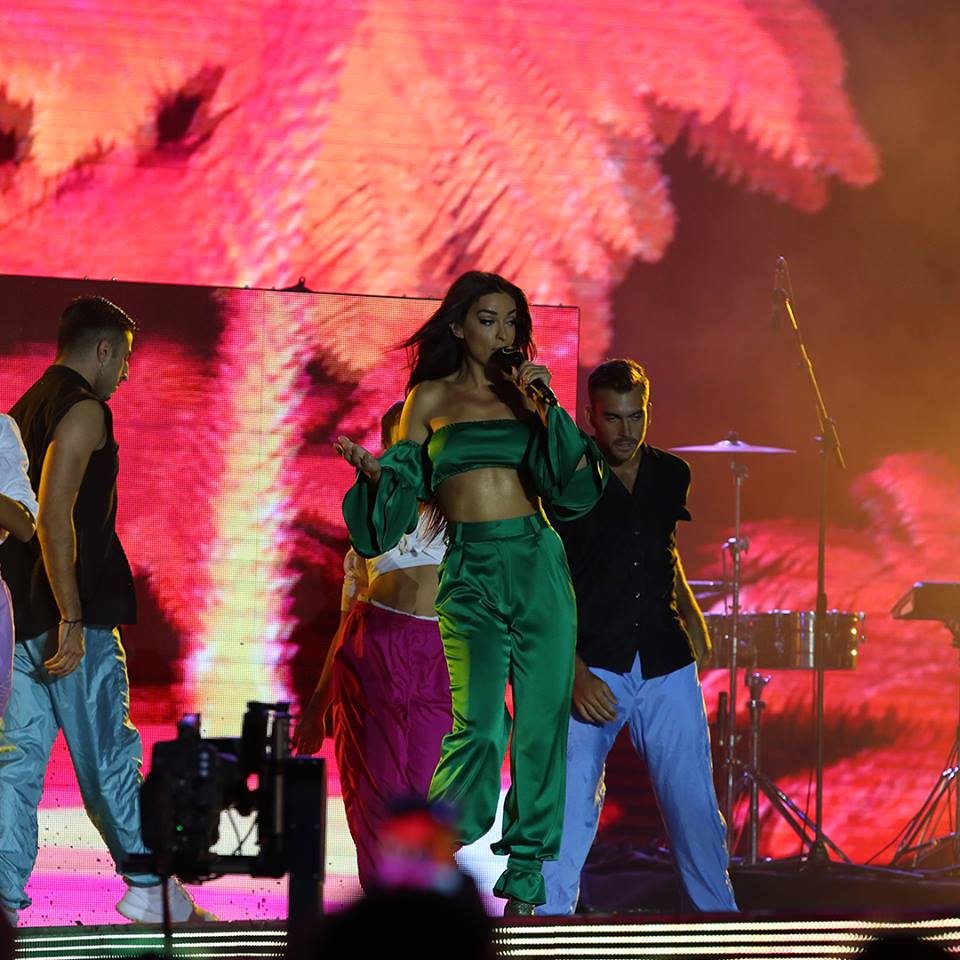 itsperfectradio's tweet photo. Η @foureira_eleni στην @amitamotion στο Τείχος των Εθνών @ΟΑΚΑ. #PositiveEnergyDay https://t.co/XXLcuTyshQ