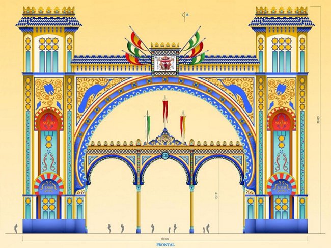 SevillaActual's tweet image. ¿Has visto ya la portada de la Feria de #Sevilla 2018? Aquí el análisis de Adrián Yánez sevillaactualidad.com/mas-actualidad… #FeriaSevilla18