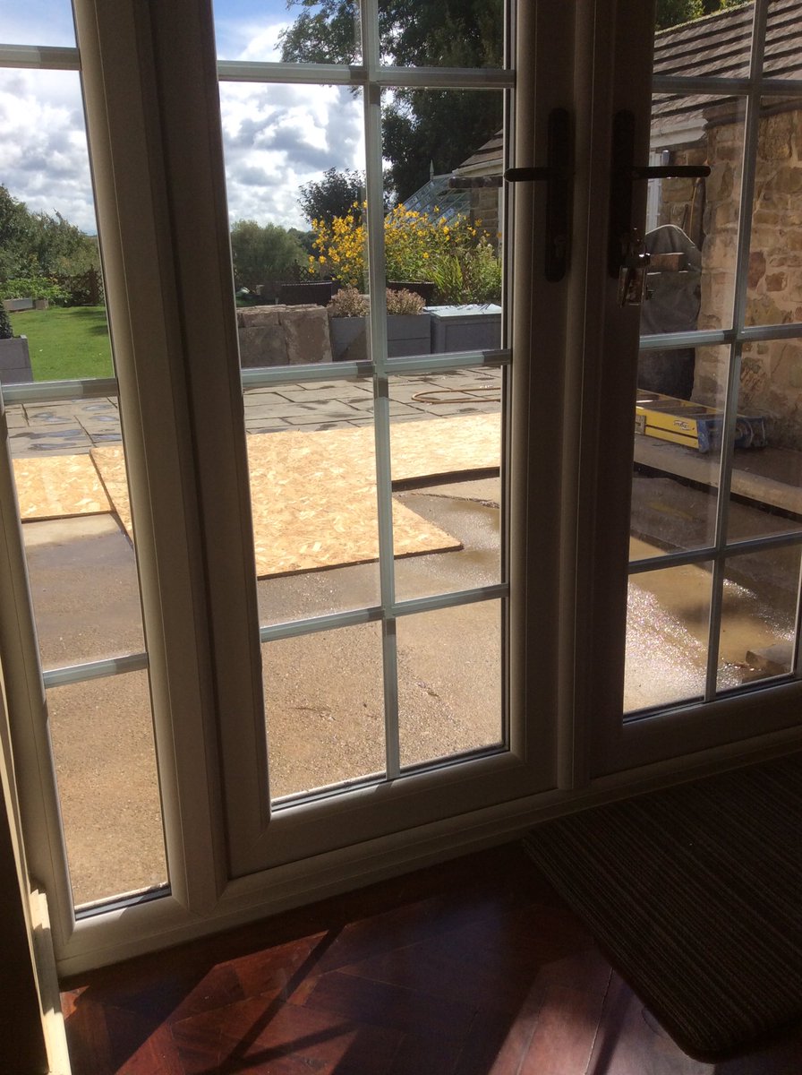 robjenx's tweet photo. Builders inside &amp; now builders outside, so looking forward to an afternoon glass of Port &amp; a nap in the new Garden Room https://t.co/EaNwGHC5ky