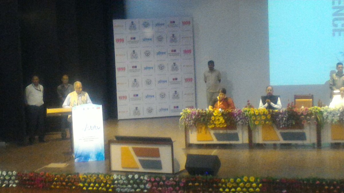 ASTITV17's tweet photo. Mr. Prakash Singh expressing his views on #Astitv17 conference in Lucknow calling it one of the best so far. #Astitv17 #Astitvupp https://t.co/kaEiaDymSh