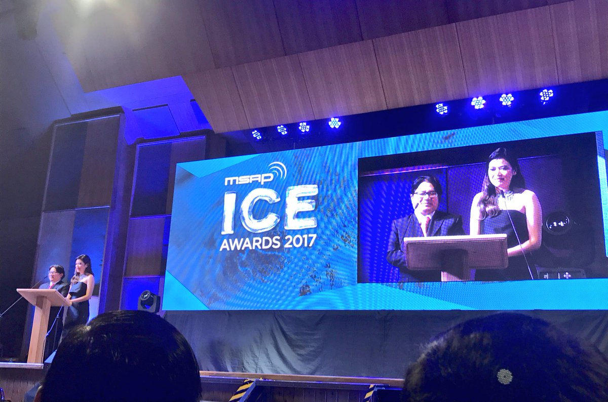 PhilippineStar's tweet photo. @Jaollibee Celebrities Gabe Mercado and Bela Padilla are hosts of the MSAP Ice Awards 2017. #MediaCongress https://t.co/ZKpCyY1lgA