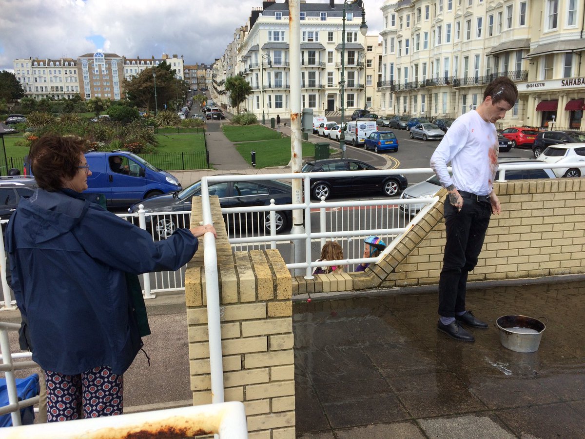 greigburgoyne's tweet photo. #mattmPage @CoastalCurrents #artsFest unmissable #performance  @ace_southeast @Visit1066 https://t.co/qss9yeDrld