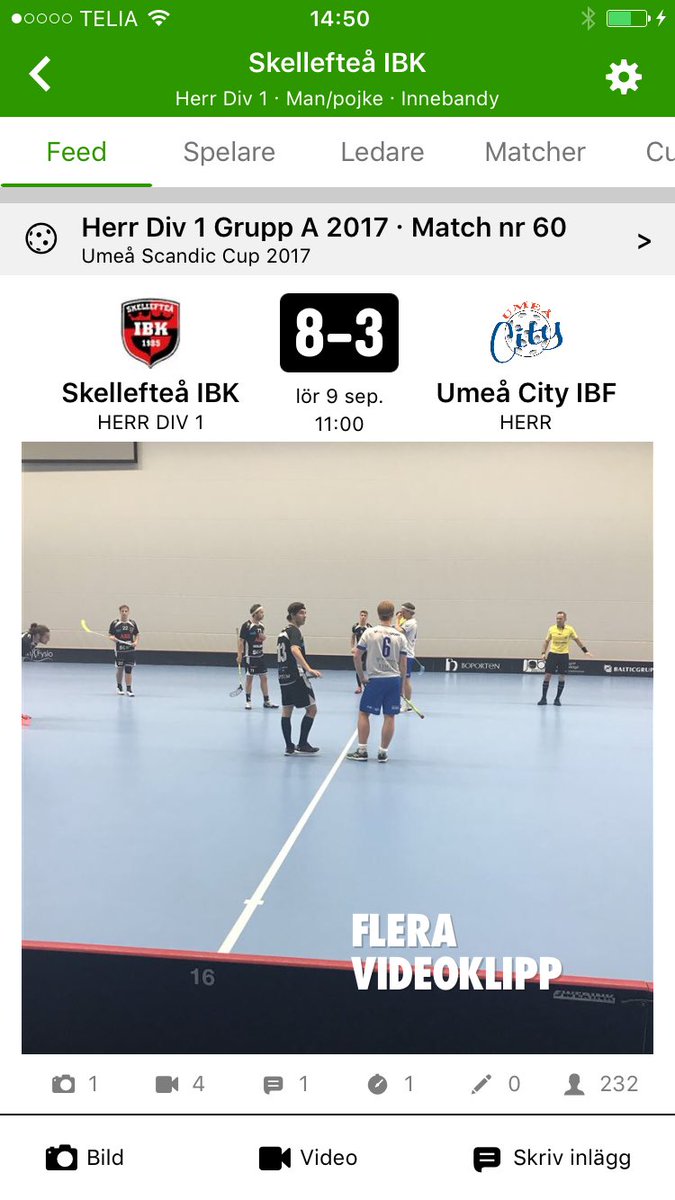 SkellefteaIBK's tweet photo. Seger även i andra gruppspelsmatchen i Scandic Cup. Efter 8-3 mot Umeå City IBF är vi redan slutspelsklara. Mer om matchen på Sportswik. https://t.co/fStK0PO2gB