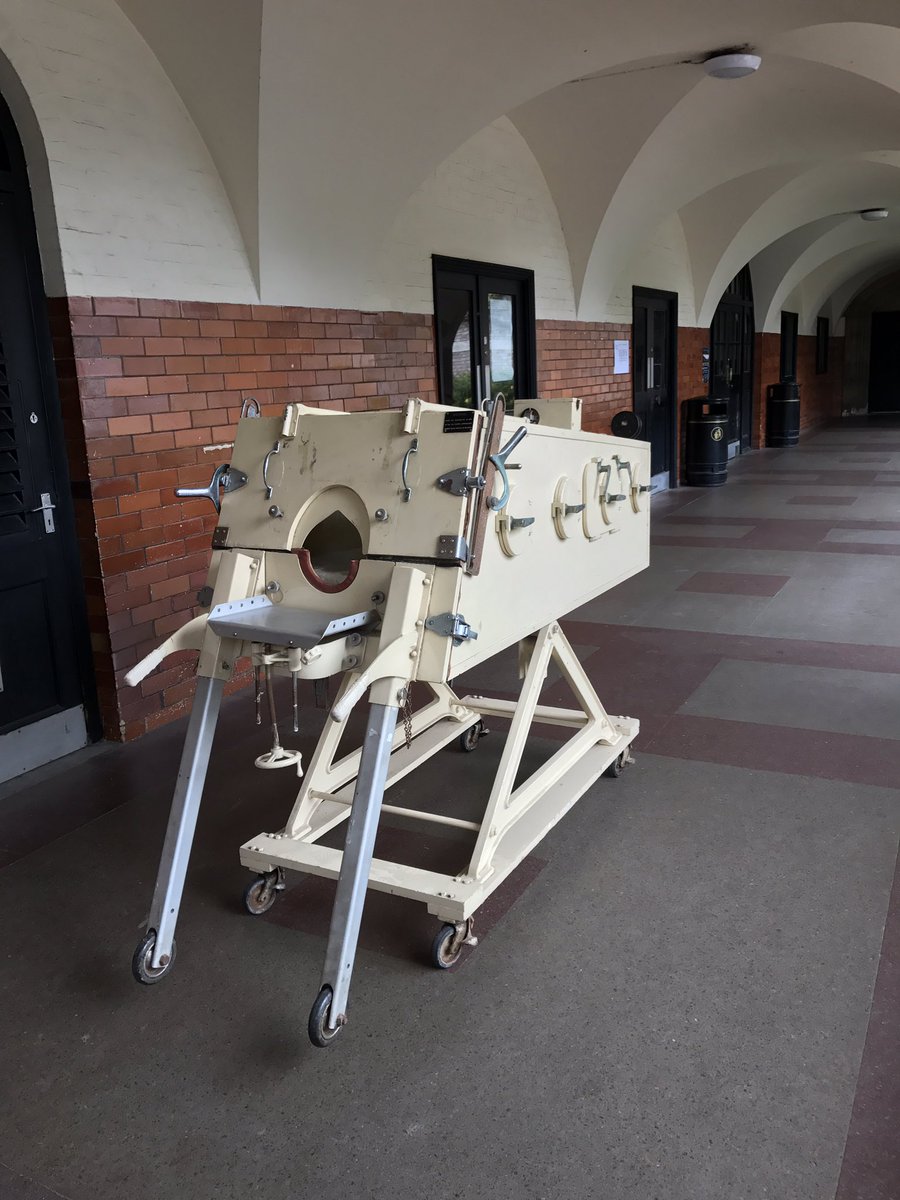 ULHT - LCH iron lung on display at Christ's Hospital School for Heritage day <a href="/LCHSed/">LCHS</a> <a href="/ULHT_News/">NHS United Lincs</a>