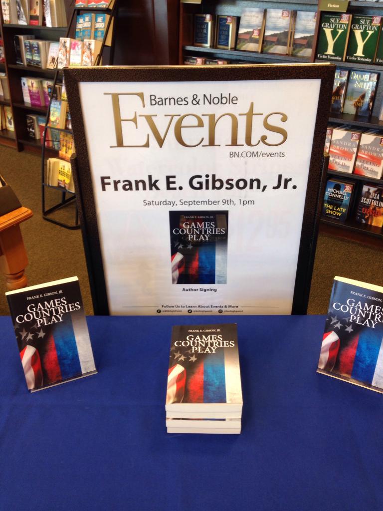 BNHighPoint's tweet photo. Join us on Saturday, September 9th @ 1 pm as Frank E. Gibson, Jr, signs and discusses his new book https://t.co/bJ98laVmOI