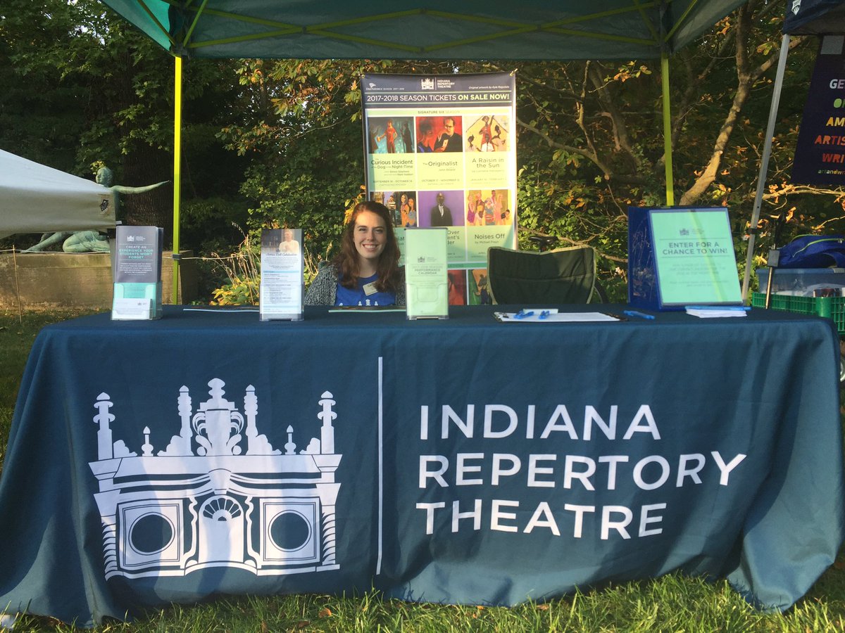 IRTlive's tweet photo. The IRT is at @penrodartsfair today! Stop by to see what's happening at the theatre this season. #irtlive #imamuseum #penrod https://t.co/2eaaw9rV1Z