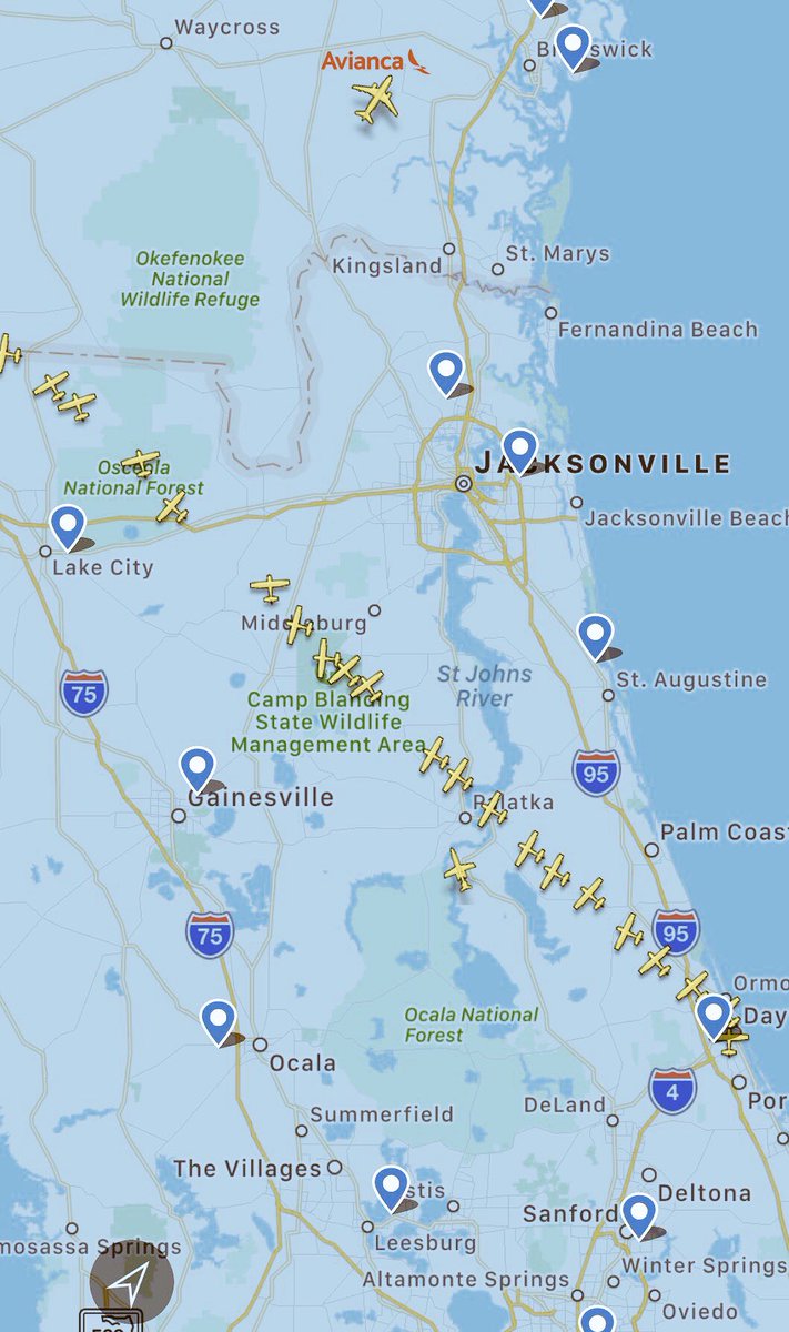 Nick Carter On Twitter Exodus Of Light Aircraft From Daytona Beach Nick Carter
