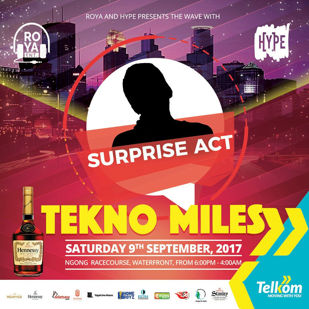 Get ready for #TheWaveWithTekno tonight

Surprise act 1 ...can you guess who it's gonna be?
