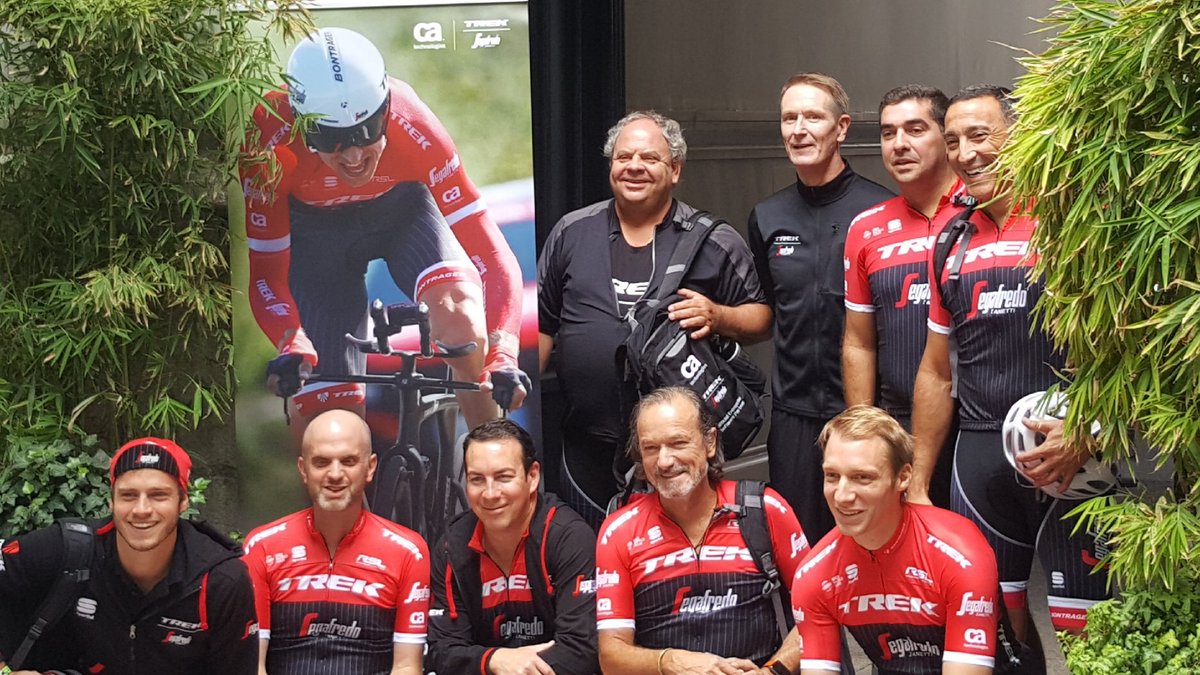 .<a href="/CA_Iberia/">CA Technologies</a>, the fab team ready for a scenic ride with champion <a href="/ivanbasso/">ivanbasso</a> #LaVuelta2017