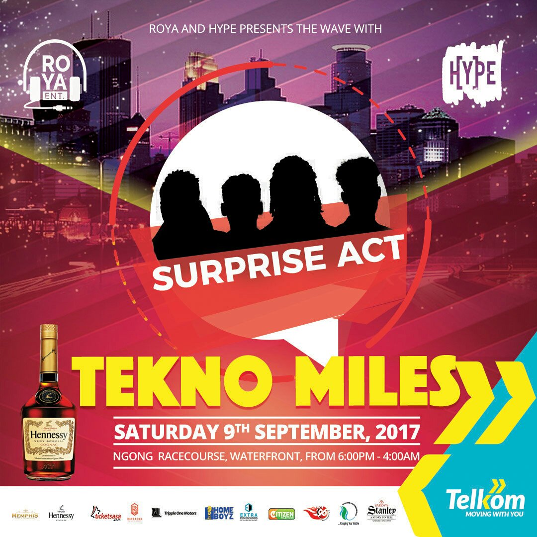 #TheWaveWithTekno tonight

Surprise act 3 ...any right guess on this one?