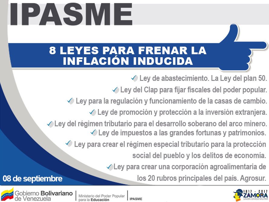 IpasmeOficial's tweet photo. Hoy más que nunca el trabajo y gestión de @NicolasMaduro sigue el legado del Comandante Chávez #8LeyesEconomíaYPaz https://t.co/4ptqJBkOzx