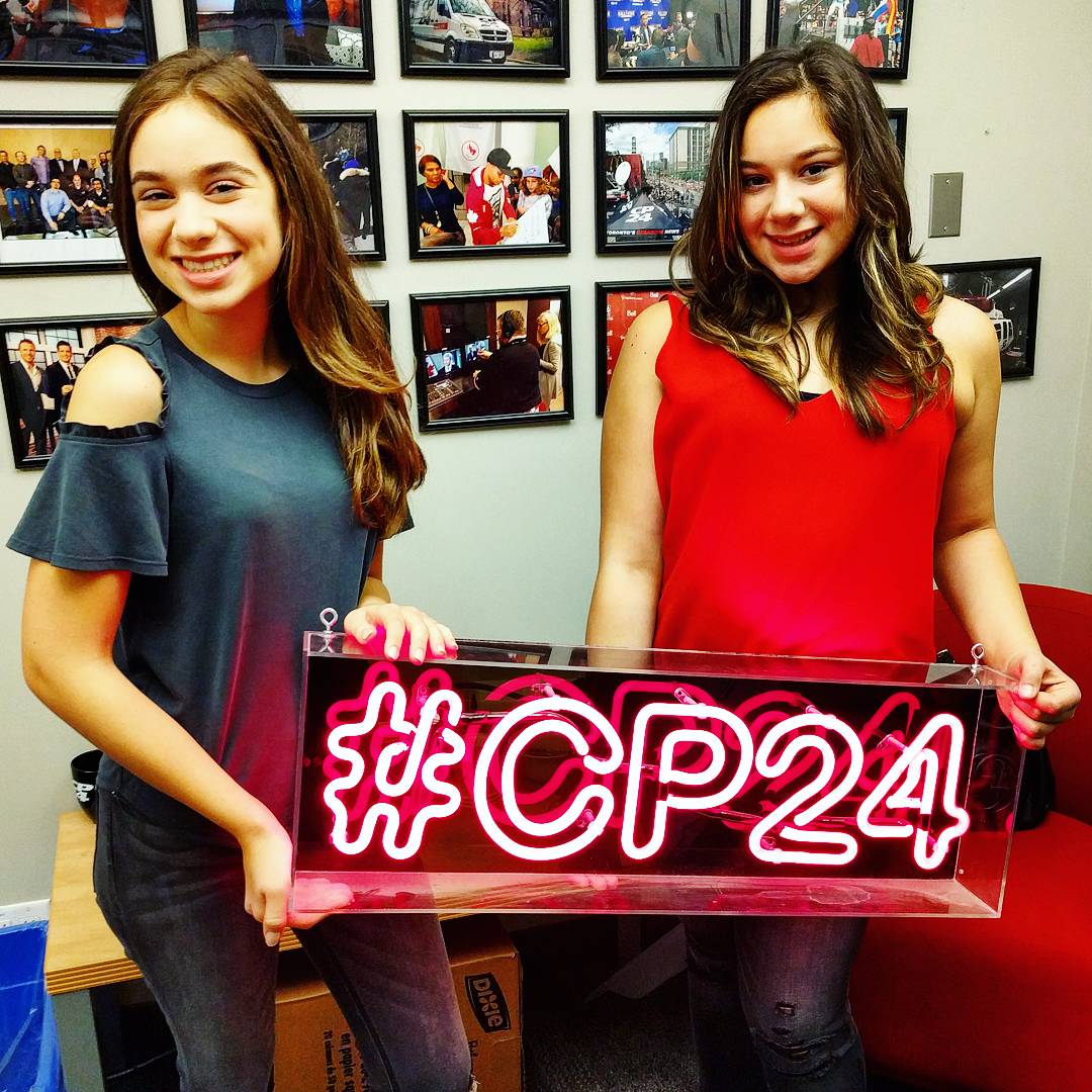 Catch us this morning on <a href="/CP24Breakfast/">CP24 Breakfast</a> at 9:40am! We'll be interviewing about our first original song, "No Breakdowns" and singing LIVE! 👭🎤