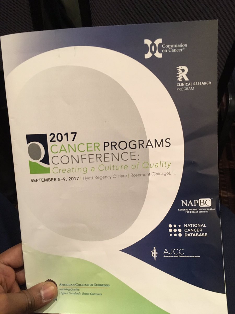AzeneMD's tweet image. 2017 Cancer Programs Conference ongoing. Need more IO's to join their local Commission on Cancer. @CoC_ACS @SIO_Central #cancerprogramsday